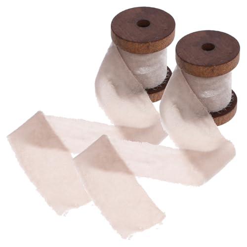 Sewroro 2 Rollen Polyester Geschenkbänder pro Robustes Vielseitiges Geschenkband für Verpackungen DIY Bastelarbeiten Blumenarrangements und Hochzeitsdeko Sewroro 2 Rollen Polyester Geschenkbänder pro Robustes Vielseitiges Geschenkband für Verpackungen DIY Bastelarbeiten Blumenarrangements und Hochzeitsdeko von Sewroro