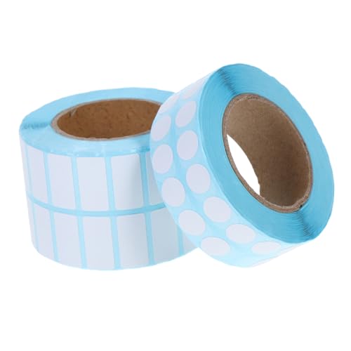 Sewroro 2 Rollen Selbstklebende Blanko Aufkleber für Diy Kunst Beschreibbare Rechteckige und Runde Etiketten für Organisation von Diamantmalerei Projekten Sewroro 2 Rollen Selbstklebende Blanko Aufkleber für Diy Kunst Beschreibbare Rechteckige und Runde Etiketten für Organisation von Diamantmalerei Projekten von Sewroro
