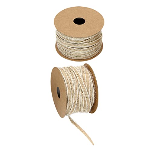 Sewroro 2 STÜCK Jute Spitzenband Retro Hochzeit Deko für DIY Basteln für Weihnachten und Partys Robustes und Langlebiges Material Vielseitig Einsetzbar Sewroro 2 STÜCK Jute Spitzenband Retro Hochzeit Deko für DIY Basteln für Weihnachten und Partys Robustes und Langlebiges Material Vielseitig Einsetzbar von Sewroro