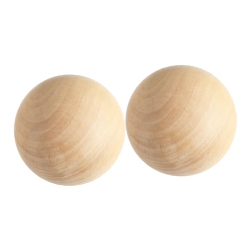 Sewroro 2 STÜCK Massivholz Kugeln Naturbelassene Holzsphären Unlackiert für Handwerk DIY Deko Schulprojekte Rustikaler Stil Splintfrei Sewroro 2 STÜCK Massivholz Kugeln Naturbelassene Holzsphären Unlackiert für Handwerk DIY Deko Schulprojekte Rustikaler Stil Splintfrei von Sewroro