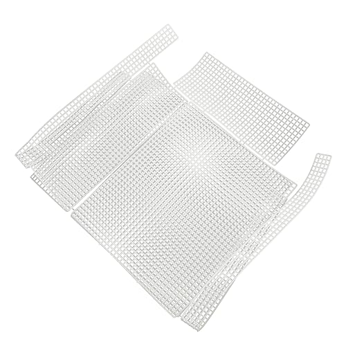 Sewroro 2 Sätze DIY Weaving Plastic Mesh Grid Sheets für Kreative Taschenprojekte Einfach Zuschneidbar Langlebig und Grundlage für Handtaschen von Sewroro