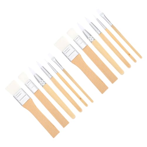 Sewroro 2 Sätze Holzgriff Nylon Pinsel für Wasserfarben Kleiner Künstler Pinsel für DIY Kunstprojekte und Kunstunterricht Sewroro 2 Sätze Holzgriff Nylon Pinsel für Wasserfarben Kleiner Künstler Pinsel für DIY Kunstprojekte und Kunstunterricht von Sewroro