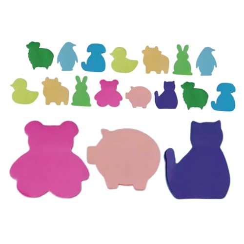 Sewroro 2 Sätze Kawaii Tier Haftnotizen Set mit Bunten Selbstklebenden Notizblöcken für Büro Schule und Zuhause Niedliche Tierformen für Kreative Organisation und Notizen Sewroro 2 Sätze Kawaii Tier Haftnotizen Set mit Bunten Selbstklebenden Notizblöcken für Büro Schule und Zuhause Niedliche Tierformen für Kreative Organisation und Notizen von Sewroro