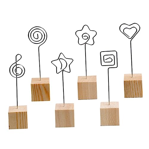 Sewroro 2 Sätze Teiliges Holz Notizhalter Mit Stabilem Sockel Vielseitige Memo Und Fotoclips Herz Kreis Musiknoten Und Blumenform Für Sichere Tischdekoration 6 Stück * 2 Sewroro 2 Sätze Teiliges Holz Notizhalter Mit Stabilem Sockel Vielseitige Memo Und Fotoclips Herz Kreis Musiknoten Und Blumenform Für Sichere Tischdekoration 6 Stück * 2 von Sewroro