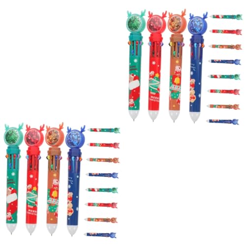 Sewroro 2 Sätze Teiliges Weihnachts Kugelschreiber Bunte Klickkugelschreiber Stabile Schreibstifte Mit Weihnachtsmotiven Für Büro Schule Partygeschenke Schüler 12 Stücke * 2 Sewroro 2 Sätze Teiliges Weihnachts Kugelschreiber Bunte Klickkugelschreiber Stabile Schreibstifte Mit Weihnachtsmotiven Für Büro Schule Partygeschenke Schüler 12 Stücke * 2 von Sewroro