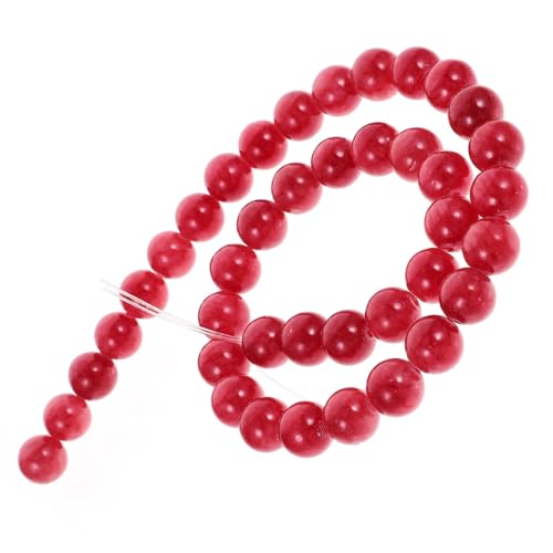 Sewroro 2 Saiten Diy Schmuckperlen Stränge Runde Natursteinperlen für Armbänder und Bastelarbeiten für Kreative Handarbeiten und Schmuckherstellung von Sewroro