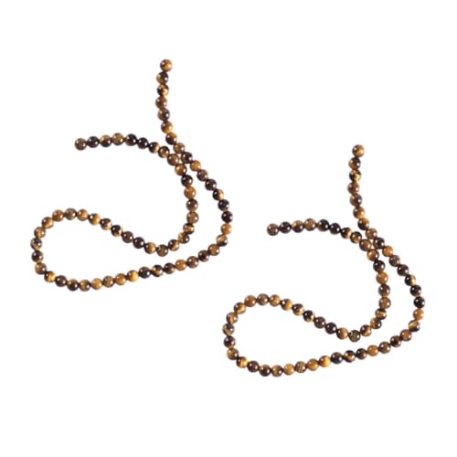 Sewroro 2 Saiten Natürliche Tigerauge Perlen Glatte Edelstein Schmuckperlen Stränge Auffädeln für DIY Armband Halskette Schmuckherstellung Erwachsene Sewroro 2 Saiten Natürliche Tigerauge Perlen Glatte Edelstein Schmuckperlen Stränge Auffädeln für DIY Armband Halskette Schmuckherstellung Erwachsene von Sewroro