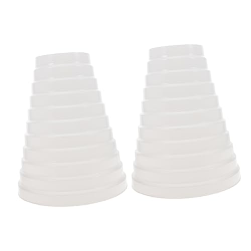 Sewroro 2 Stück Abluftschlauch Adapter PVC Rohrverbinder Lüftungssystem Rohrreduzierer Flexibel für Trockner und Küchenabzug Langlebig und Kompatibel mit Verschiedenen Rohrgrößen Sewroro 2 Stück Abluftschlauch Adapter PVC Rohrverbinder Lüftungssystem Rohrreduzierer Flexibel für Trockner und Küchenabzug Langlebig und Kompatibel mit Verschiedenen Rohrgrößen von Sewroro