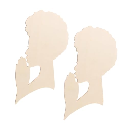 Sewroro 2 Stück Afrikanische Holzschablonen für Diy Holzhandwerk Unvollendete Dekoration für Wände und Türen Handgefertigte Mädchenköpfe Vielseitig für Moderne und Vintage Stile Sewroro 2 Stück Afrikanische Holzschablonen für Diy Holzhandwerk Unvollendete Dekoration für Wände und Türen Handgefertigte Mädchenköpfe Vielseitig für Moderne und Vintage Stile von Sewroro