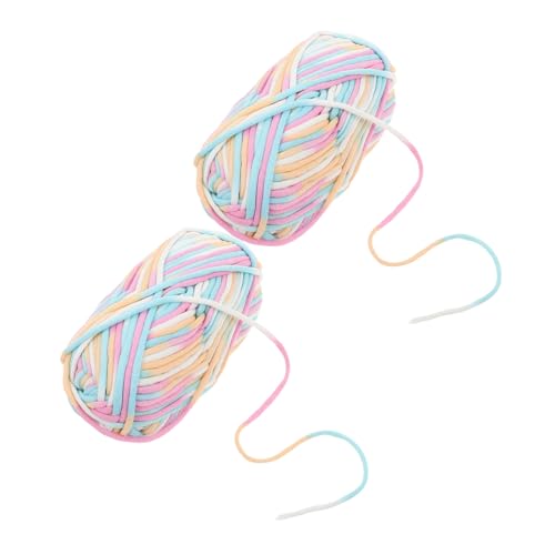 Sewroro 2 Stück Baumwollstrickgarn Bunten Farben Multifunktionales Garn für Pullover Schals und Diy Projekte Hochwertiges Häkeln und Stricken für Kreative Handarbeiten Sewroro 2 Stück Baumwollstrickgarn Bunten Farben Multifunktionales Garn für Pullover Schals und Diy Projekte Hochwertiges Häkeln und Stricken für Kreative Handarbeiten von Sewroro