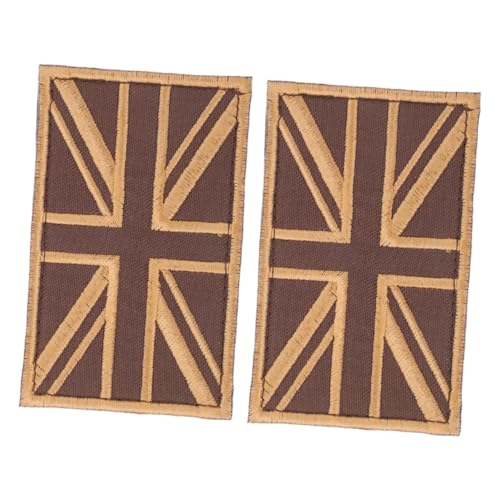 Sewroro 2 Stück Bestickte Uk Applikationen für Jacken Rucksäcke Hüte und Jeans Langlebige Stickerei für Kleidung von Sewroro