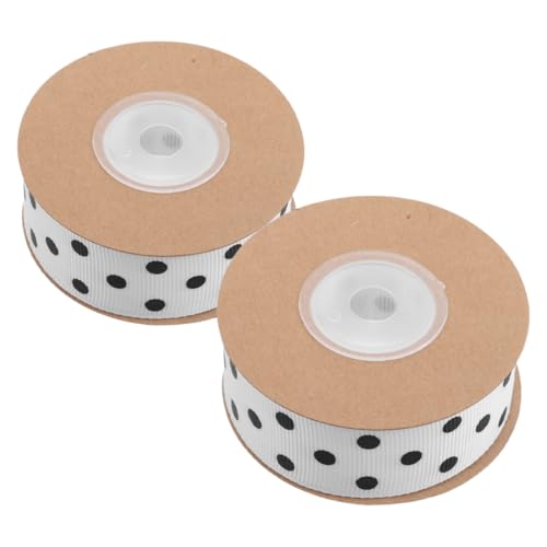 Sewroro 2 Stück Breites Punktmuster Dekoband Elastischem Polyester für Hochzeiten Geschenkverpackungen und Kreative Bastelprojekte Yards pro Rolle Sewroro 2 Stück Breites Punktmuster Dekoband Elastischem Polyester für Hochzeiten Geschenkverpackungen und Kreative Bastelprojekte Yards pro Rolle von Sewroro