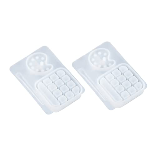 Sewroro 2 Stück DIY Kristall Epoxidharz Gießform für Farbpalette Silikonform für Bastelarbeiten Hohe und Flexibilität Einfache Sewroro 2 Stück DIY Kristall Epoxidharz Gießform für Farbpalette Silikonform für Bastelarbeiten Hohe und Flexibilität Einfache von Sewroro