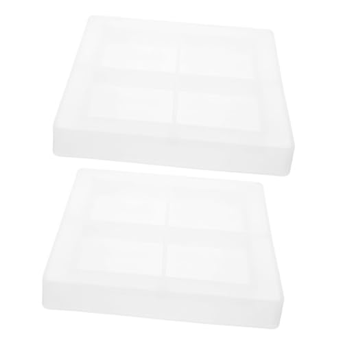 Sewroro 2 Stück Diy Silikonform für Aschenbecher Quadratische Gießform für Epoxidharz Wiederverwendbar und Vielseitig für Kreative Handwerksprojekte von Sewroro