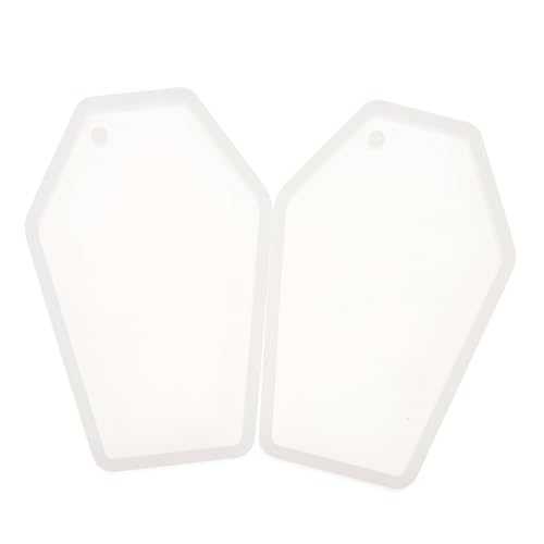 Sewroro 2 Stück Flexible Epoxidharz Gießform Sarg Anhänger Silikonform für DIY Schlüsselanhänger Schmuckherstellung Glatte Innenfläche Langlebig und Einfach zu Reinigen Sewroro 2 Stück Flexible Epoxidharz Gießform Sarg Anhänger Silikonform für DIY Schlüsselanhänger Schmuckherstellung Glatte Innenfläche Langlebig und Einfach zu Reinigen von Sewroro