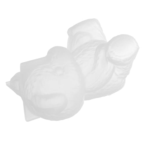 Sewroro 2 Stück Flexible Silikon Bärenformen Tierform Resin Gießform für DIY Kerzen Seife Schokolade Fondant Backen Bastelprojekte von Sewroro