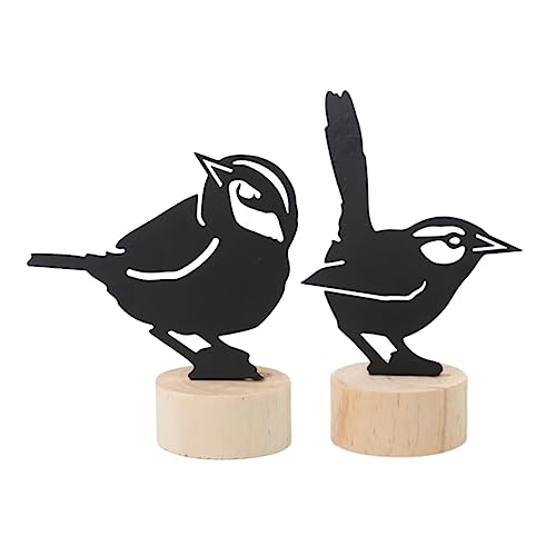 Sewroro 2 Stück Foto Clips Charmante Vogel Memo Halter für Büro Hochzeiten und Dekoration Stabil und Vielseitig für Notizen Fotos und Tischnummern von Sewroro