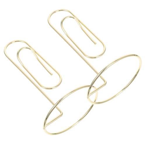Sewroro 2 Stück Goldene Metall Namensschildhalter Kreative Tischkartenhalter für Notizen Fotos und Tischnummern Büroaccessoire für Veranstaltungen und Meetings von Sewroro