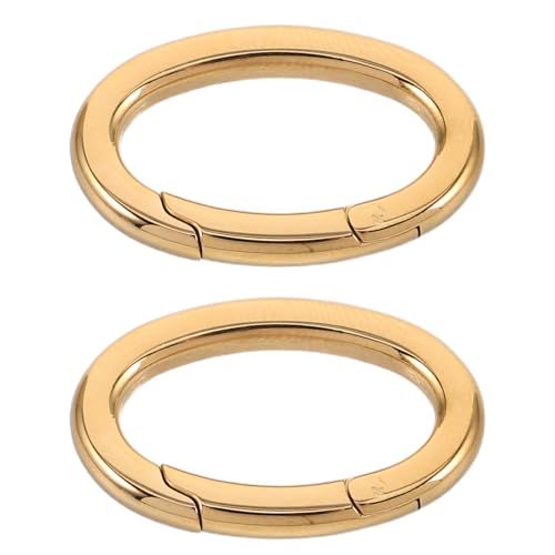 Sewroro 2 Stück Hochwertige Karabiner für Diy Schmuck Taschen und Schlüsselanhänger Langlebig und Kratzfest Sewroro 2 Stück Hochwertige Karabiner für Diy Schmuck Taschen und Schlüsselanhänger Langlebig und Kratzfest von Sewroro