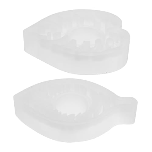 Sewroro 2 Stück Kerzenhalter Silikonformen Herz Design Hitzebeständig Flexible DIY Harz Gießform für Teelichthalter Präzise Kerzenständer Form für Naturdeko Sewroro 2 Stück Kerzenhalter Silikonformen Herz Design Hitzebeständig Flexible DIY Harz Gießform für Teelichthalter Präzise Kerzenständer Form für Naturdeko von Sewroro