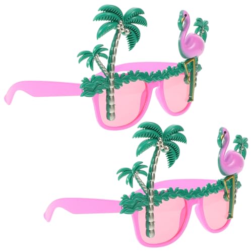 Sewroro 2 Stück Luau-Party-Sonnenbrillen Lustige Flamingo-Sonnenbrillen Kokosnussbaum-Brillen Hawaii-Party-Brillen Tropische Kostüm-Requisiten Strand-Dekoration Sewroro 2 Stück Luau-Party-Sonnenbrillen Lustige Flamingo-Sonnenbrillen Kokosnussbaum-Brillen Hawaii-Party-Brillen Tropische Kostüm-Requisiten Strand-Dekoration von Sewroro