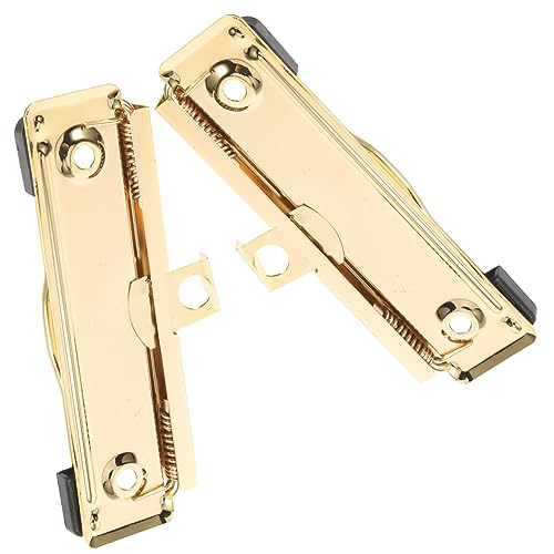 Sewroro 2 Stück Metall Klemmbrett Clips Montierbar Stark und Vielseitig Für Büro Schule Dokumentenhalter Organizer Sewroro 2 Stück Metall Klemmbrett Clips Montierbar Stark und Vielseitig Für Büro Schule Dokumentenhalter Organizer von Sewroro