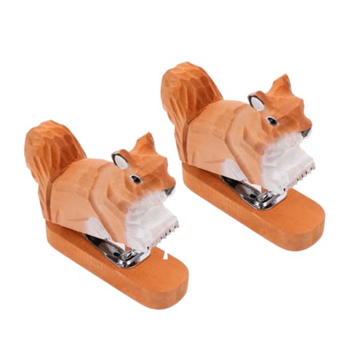 Sewroro 2 Stück Mini Heftgerät Holz mit Ergonomischem Design Handgefertigter Eichhörnchen-heftklammerer für Büro und Schule Leicht Tragbar Zuverlässiger Mini Tacker für Bastelarbeiten und Sewroro 2 Stück Mini Heftgerät Holz mit Ergonomischem Design Handgefertigter Eichhörnchen-heftklammerer für Büro und Schule Leicht Tragbar Zuverlässiger Mini Tacker für Bastelarbeiten und von Sewroro