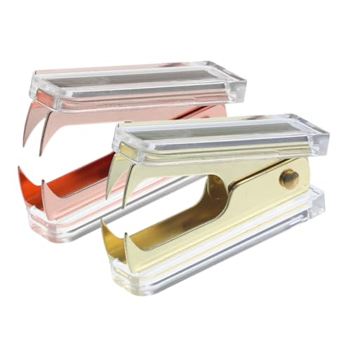 Sewroro 2 Stück Mini Heftklammerentferner Tragbares Werkzeug Acryl Einfaches Entfernen von Heftklammern Bürozubehör für Zuhause und Büro Sewroro 2 Stück Mini Heftklammerentferner Tragbares Werkzeug Acryl Einfaches Entfernen von Heftklammern Bürozubehör für Zuhause und Büro von Sewroro