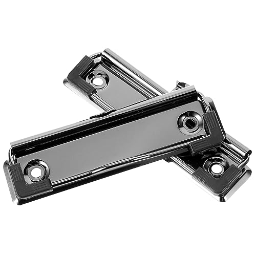 Sewroro 2 Stück Montierbare Büro Klemmbrett Clips aus Robustem Metall mit Starkem Federmechanismus Halteklammern für Aktenordner und Hartfaserplatten Stabil und Wiederverwendbar Sewroro 2 Stück Montierbare Büro Klemmbrett Clips aus Robustem Metall mit Starkem Federmechanismus Halteklammern für Aktenordner und Hartfaserplatten Stabil und Wiederverwendbar von Sewroro