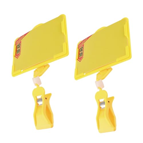 Sewroro 2 Stück Preisetiketten Halter für Supermärkte Abwischbare Preisschild Halterung für Werbung für Einzelhandel und Ausstellungen Leicht und Sewroro 2 Stück Preisetiketten Halter für Supermärkte Abwischbare Preisschild Halterung für Werbung für Einzelhandel und Ausstellungen Leicht und von Sewroro