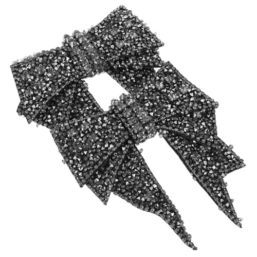 Sewroro 2 Stück Strass Schleifen Schuhanhänger Glitzernde DIY Schuhdekorationen für Damen Sparkling Bow Charms für High Heels Flache Schuhe und Sneaker Stilvolle Langlebige von Sewroro