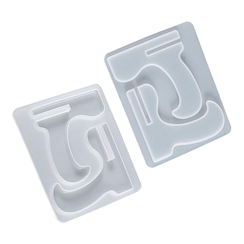 Sewroro 2 Stück Teiliges DIY Kristall Epoxidharz Silikonformen für Handyhalter und Buchständer Langlebige Silikonformen für Kreative Bastelprojekte für Handwerksarbeiten von Sewroro