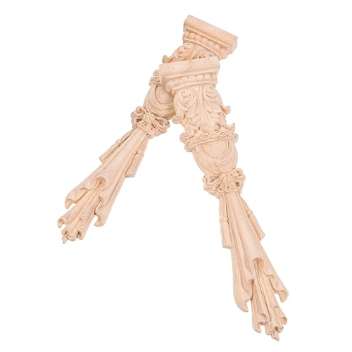 Sewroro 2 Stück Teiliges Holzgeschnitztes Dekoratives Applikationsset Europäischer Retro Stil Holzornamente für Wand Tür Schrank und Kamin Stilvolle Heimdekoration Sewroro 2 Stück Teiliges Holzgeschnitztes Dekoratives Applikationsset Europäischer Retro Stil Holzornamente für Wand Tür Schrank und Kamin Stilvolle Heimdekoration von Sewroro