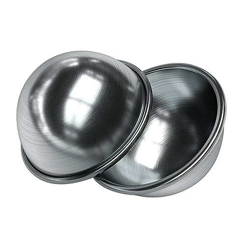 Sewroro 2 Stück Teiliges Metall Badekugel Formset Langlebig und Sicher Ergonomisches Design für DIY Badebomben auch Geeignet für Schokolade Käse Mousse Badespaß Zuhause Sewroro 2 Stück Teiliges Metall Badekugel Formset Langlebig und Sicher Ergonomisches Design für DIY Badebomben auch Geeignet für Schokolade Käse Mousse Badespaß Zuhause von Sewroro