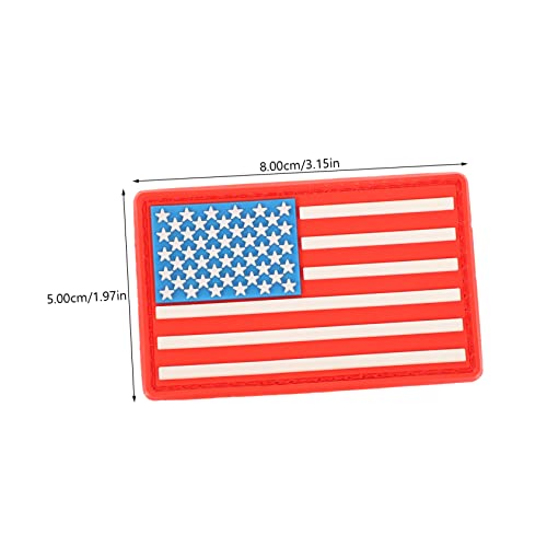 Sewroro 2 Stück Teiliges PVC Aufnäher mit Amerikanischer Flagge Leichte Flexible Kleidung Reparatur Patches Bunte Applikationen zur Dekoration von Jacken Taschen Schuhen und Accessoires Sewroro 2 Stück Teiliges PVC Aufnäher mit Amerikanischer Flagge Leichte Flexible Kleidung Reparatur Patches Bunte Applikationen zur Dekoration von Jacken Taschen Schuhen und Accessoires von Sewroro