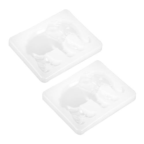 Sewroro 2 Stück Teiliges Silikon Gießform für DIY Harzprojekte Hochwertige und Mondformen Wiederverwendbar und Einfach zu Reinigen für Kreative Bastelarbeiten von Sewroro