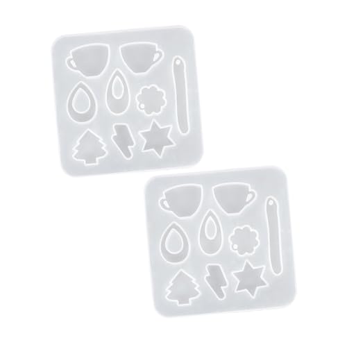Sewroro 2 Stück Teiliges Silikon Gießform für DIY Ohrringe und Anhänger Flexibel Transparent Wiederverwendbar Antihaftbeschichtet Geeignet für Schmuckherstellung und Bastelprojekte Sewroro 2 Stück Teiliges Silikon Gießform für DIY Ohrringe und Anhänger Flexibel Transparent Wiederverwendbar Antihaftbeschichtet Geeignet für Schmuckherstellung und Bastelprojekte von Sewroro