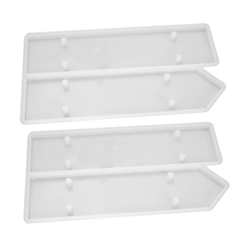 Sewroro 2 Stück Teiliges Silikon Gießform für DIY Türschild Epoxidharz Bastel Form Langlebig Praktisch Kreativ für Handgefertigte Dekoration und Personalisierte Geschenke von Sewroro