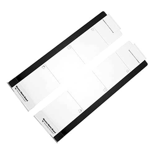 Sewroro 2 Stück Transparente Memo Boards Set Praktische Nachrichtentafeln für Computer und Telefonhalterung Büro und Home Organizer Zubehör von Sewroro