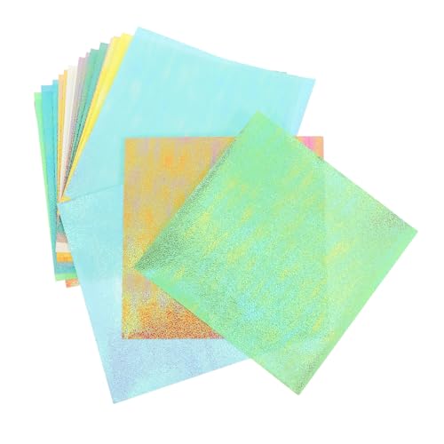 Sewroro 20 Blatt Schillerndes Origami Papier Perlmuttfarbenes Faltpapier mit Glitzereffekt Buntes Bastelpapier für DIY Kunst Scrapbooking und Kinderhandwerk Sewroro 20 Blatt Schillerndes Origami Papier Perlmuttfarbenes Faltpapier mit Glitzereffekt Buntes Bastelpapier für DIY Kunst Scrapbooking und Kinderhandwerk von Sewroro