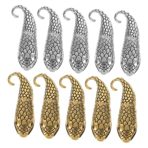 Sewroro 20 Paare Schlangenverschluss für Armbänder Langlebige Legierung Schmuckverbinder Einfach zu Montierende Toggle Verschlüsse für DIY Schmuckherstellung und Armband Bastelbedarf Sewroro 20 Paare Schlangenverschluss für Armbänder Langlebige Legierung Schmuckverbinder Einfach zu Montierende Toggle Verschlüsse für DIY Schmuckherstellung und Armband Bastelbedarf von Sewroro