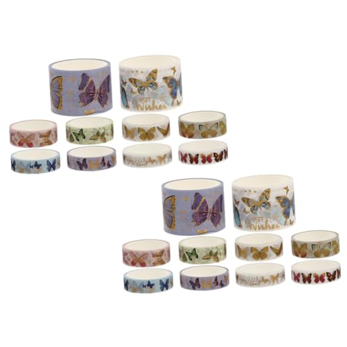 Sewroro 20 Rollen Goldprägung Washi Tape Dekoratives DIY Klebeband mit Attraktiven Mustern Langlebiges Bastelband für Scrapbooking Tagebücher und Geschenke Leicht Abreißbar Sewroro 20 Rollen Goldprägung Washi Tape Dekoratives DIY Klebeband mit Attraktiven Mustern Langlebiges Bastelband für Scrapbooking Tagebücher und Geschenke Leicht Abreißbar von Sewroro