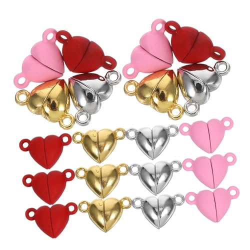 Sewroro 20 Stück Hochwertige Herzform Magnetverschlüsse für Diy Schmuck für Armbänder Romantische Accessoires für Hochzeiten und Besondere Anlässe Sewroro 20 Stück Hochwertige Herzform Magnetverschlüsse für Diy Schmuck für Armbänder Romantische Accessoires für Hochzeiten und Besondere Anlässe von Sewroro