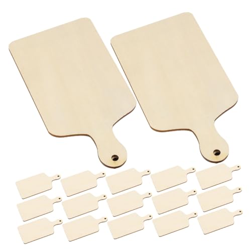 Sewroro 20 Stück Mini Holzschneidebretter Unbehandelte Holzstücke für Diy Bastelprojekte Home Decor und Kreative Aktivitäten für Familien und Lernspiele Sewroro 20 Stück Mini Holzschneidebretter Unbehandelte Holzstücke für Diy Bastelprojekte Home Decor und Kreative Aktivitäten für Familien und Lernspiele von Sewroro