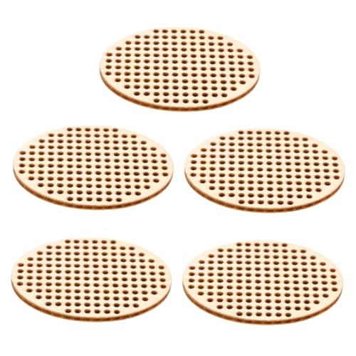 Sewroro 20 Stück Ovale Holzscheiben Ovales Holz Diy Holzscheiben Leere Holzscheiben Hölzern von Sewroro