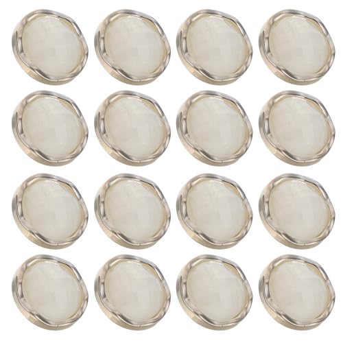 Sewroro 20 Stück Runde Pack Resin Knöpfe für Anzüge und Jacken Einfache Anwendung für Nähprojekte Robuste Langlebige Knöpfe für Kleidung und Bastelarbeiten von Sewroro