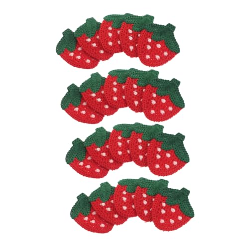 Sewroro 20 Stück Süße Obst Aufnäher Bestickte Applikationen für Kleidung und Taschen Vielseitige Dekoration für Diy Projekte Hochwertige Stickerei für Modeaccessoires von Sewroro