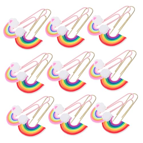 Sewroro 20 Stück Teiliges Bunte Büroklammern aus PVC Softmaterial Kleine Dokumentenclips und Lesezeichenklammern Praktische und Langlebige Rainbow Paper Clips für Büro Schule und Zuhause Sewroro 20 Stück Teiliges Bunte Büroklammern aus PVC Softmaterial Kleine Dokumentenclips und Lesezeichenklammern Praktische und Langlebige Rainbow Paper Clips für Büro Schule und Zuhause von Sewroro