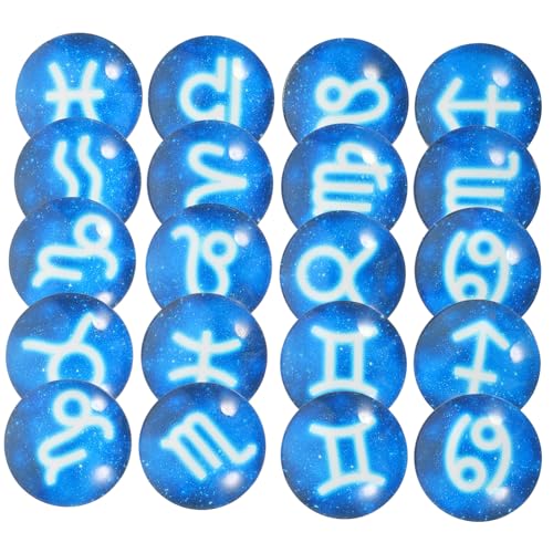 Sewroro 20 Stück Teiliges Cabochons aus Klarem Glas Flache Rückseite Bunte Muster Langlebige DIY Schmucksteine für Anhänger Schlüsselanhänger und Bastelprojekte Sewroro 20 Stück Teiliges Cabochons aus Klarem Glas Flache Rückseite Bunte Muster Langlebige DIY Schmucksteine für Anhänger Schlüsselanhänger und Bastelprojekte von Sewroro