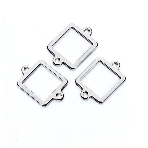 Sewroro 20 Stück Teiliges Doppel Loch Anhänger Verbinder Silberfarbene Schmuckverbinder für DIY Halsketten Korrosionsbeständig Rostfrei Langlebige Schmuckzubehör Basis Sewroro 20 Stück Teiliges Doppel Loch Anhänger Verbinder Silberfarbene Schmuckverbinder für DIY Halsketten Korrosionsbeständig Rostfrei Langlebige Schmuckzubehör Basis von Sewroro